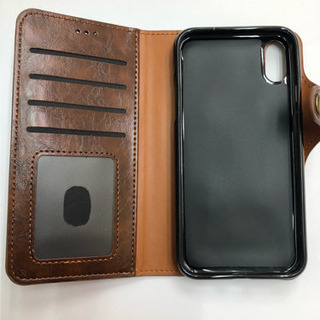 iPhoneケース x/xs レザーの画像