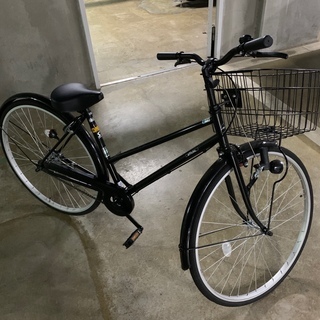 【2018年購入】27型　あさひ自転車　ダイナモライト シティサイクル　カラー：ブラック