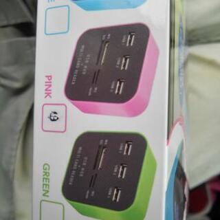 7in1 USBハブ＋カードリーダーの画像