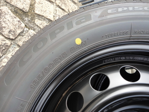 ◆◇シエンタ新車外し★185/60R15★ブリジストンECOPIA EP150★19年37週◇◆