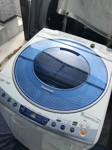 取引中2012年製パナソニック全自動洗濯機7キロ。千葉県内配送無料。設置無料。