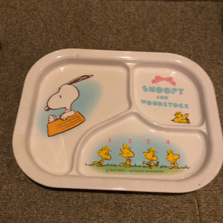 キッズ　プレート　スヌーピー
