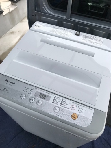 取引中高年式パナソニック全自動洗濯機5キロ美品。千葉県内配送無料。設置無料。