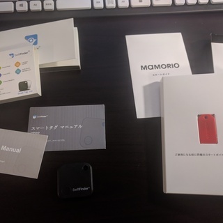 キーファインダ－２種類セット（MAMORIO、GLCON スマートトラッカー）の画像