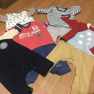 80〜90ベビー服 男の子の画像