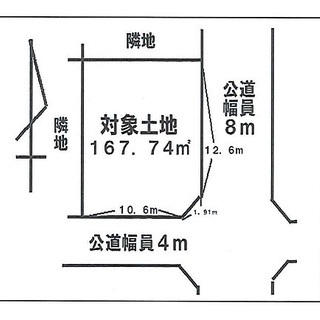 岩戸3丁目古屋付き売地　東南角地　陽当たり良好　解放感あり - 不動産