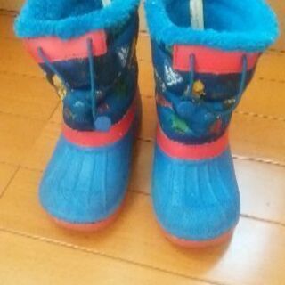 【お問合せ中】男の子　18センチ　スノーブーツ