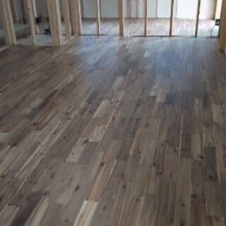 無垢アカシアフローリング　床材　新品未開封の画像