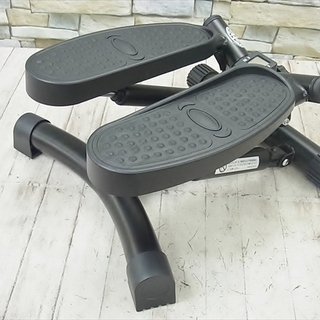 美品 ショップジャパン 健康ステッパー ナイスデイ ND-1B ブラック マット付 足踏み運動 室内 エクササイズ SHOPJAPAN 1907LR029の画像