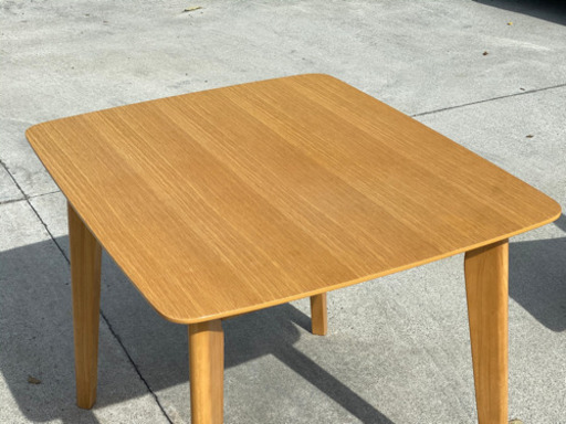 美品！大川家具◇ダイニングセット ファブリック椅子 二脚
