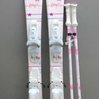 PayPay対応 ロシニョール ジュニアスキー 100cm 3点セット 子供用 ROSSIGNOL 札幌市西区西野 