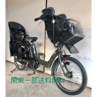 【YAMAHA】 20インチ電動アシスト自転車　パスキッス 2933 ヤマハ パスキッスミニ 20インチ 3人乗り 8.9ah 人気 デジタル 電動