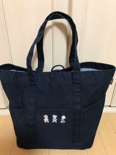ファミリア マザーバッグ ネイビー