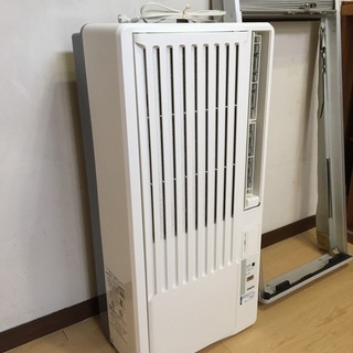 （引き取り決まりました）窓用エアコン(冷房/除湿のみ) ＆ 取り付け用窓枠の画像