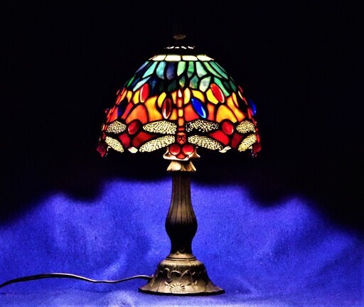 ドラゴンフライ★トンボ・ステンドグラス ランプ スタンドライト テーブルランプ