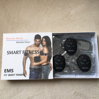 腹筋EMS 腹筋ベルト 腹筋トレーニング シックスパック 3点セット の画像
