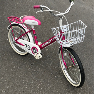 お取引感謝【程度いい方】１８インチ・子供用自転車・補助輪無し