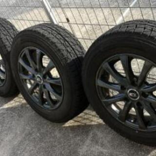 ホイールタイヤセット売ります。Yokohama iceguard ig50+ 195/65R15 スタッドレスタイヤ 社外品アルミホイール付き 中古品  (ミニバン セレナ ヴォクシー ステップワゴンなどに)