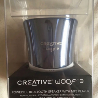 絶版【希少】creative woof3 ワイヤレススピーカー ブルー
