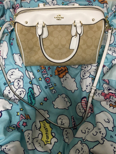 新品coachバッグ 鞄コーチ 白