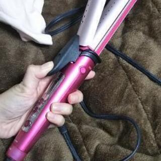2way ヘアアイロン！スチーム機能付き