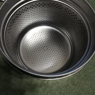 スパゲティ　ゆで鍋の画像