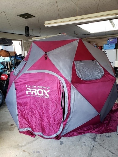 ワカサギ　テント　クイックドームパオ　シグマ　セミラージ　プロックス