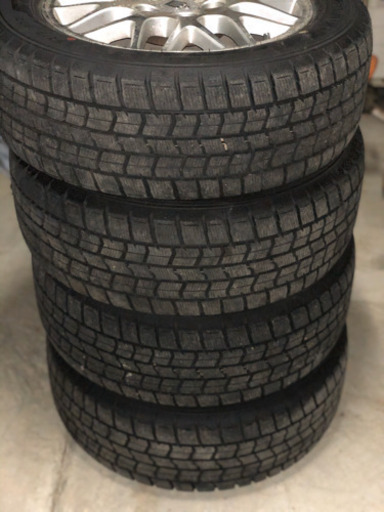 クラウン　225/55r16 純正ホイール　スタッドレス　グッドイヤー　ICENAVI7 17年製　バリ山　美品　4本セット