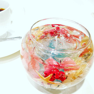 ボタニカルジェルキャンドル作り