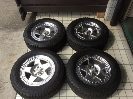 YOKOHAMA GEOLANDAR i/T-S 245/65R17　adventure club ホイール