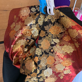 高級   成人式振袖  長襦袢  袋帯  正絹   の画像