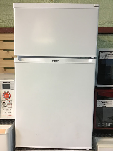 【在庫処分特価！送料無料・設置無料サービス有り】冷蔵庫 2016年製 Haier JR-N91K 中古
