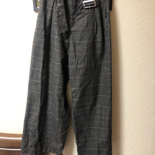 チェック　ボトム　gu Mサイズ