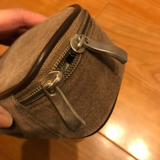 未使用　化粧ポーチ　茶系の画像