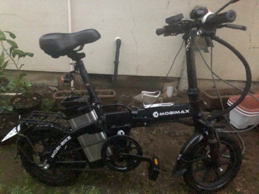 ペダル付き折りたたみ電動バイク(フル電動自転車)自賠責保険2年付き