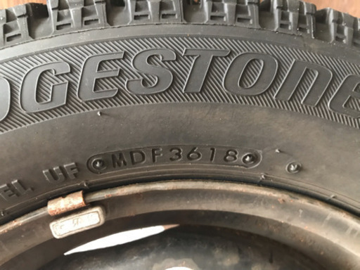 2018年 VRX 155/65R13 4本 (鉄ホイール付き) スタッドレスタイヤ