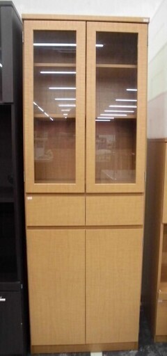 食器棚 幅60×奥行30×高さ175cm セパレート 木目調食器棚 苫小牧西店