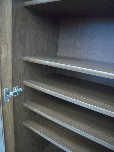 キャビネット 幅87.5×奥行38.5×高さ152cm 戸棚 収納棚 カップボード 苫小牧