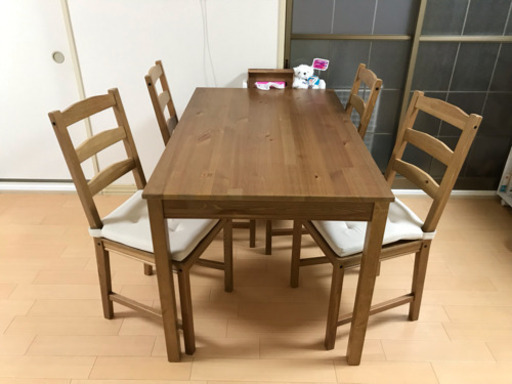 譲り先決定、IKEA ダイニングセット