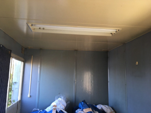 【残念中古】5.4mワイドユニットハウス／3.6坪／12平米《コンテナ・プレハブ・倉庫・物置・小屋・DIY》