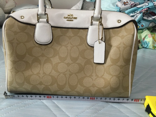 新品coachバッグ 鞄コーチ 白