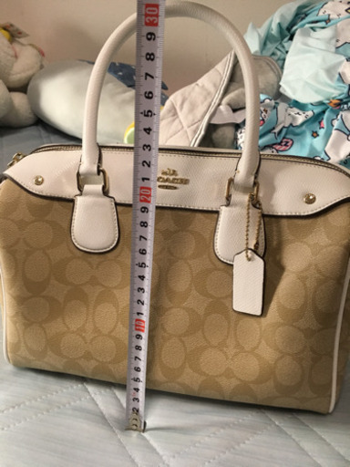 新品coachバッグ 鞄コーチ 白