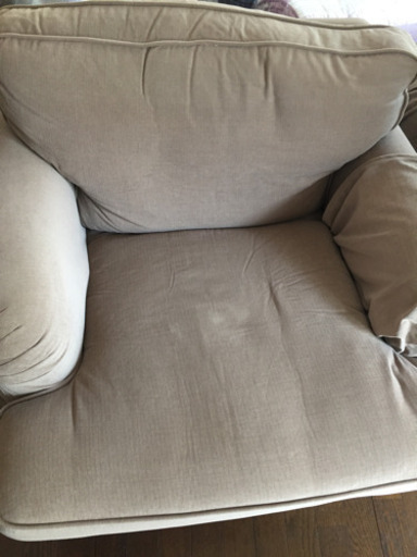 IKEA 1人用ソファー 値下げしました。