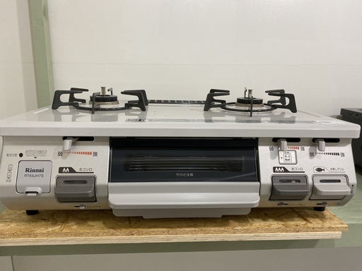 ガステーブル リンナイ Rinnai RT64JHS ベージュ 2018年製 LP／プロパンガス用 中古品