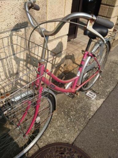 商談中 自転車 26インチ ピンク