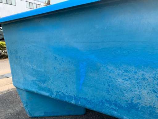 FRP 大型水槽　195×92×135cm 中古