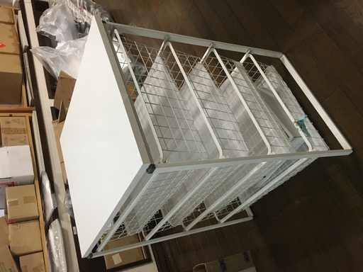 手渡しのみ■IKEA　ワイヤーバスケット　ANTONIUS
