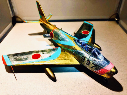 アルミ貼りF86-F40セイバー「天竜」1/48 フルスクラッチ