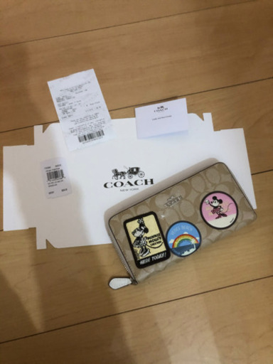 コーチミニーマウスコラボ　新品、未使用正規品