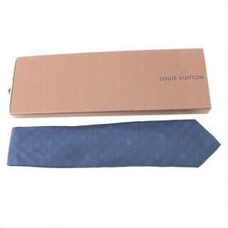 未使用　Louis Vuitton ネクタイ LVロゴ ダミエ ネイビー 2025年最新】Yahoo!オークション -ヴィトン ネクタイ 未使用の